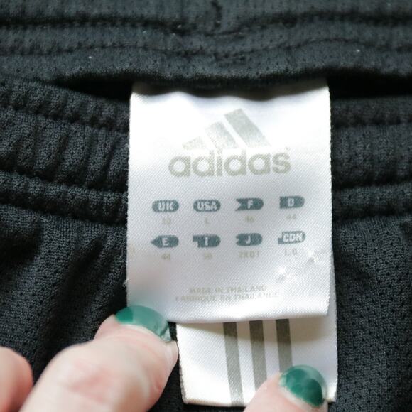 Women's Adidas Black Athletic Shorts Large - Picture 5 of 5